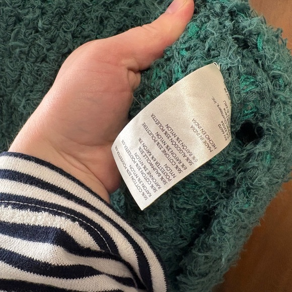 Free People Canyon Green Fuzzy Turtleneck Pullover Sweater - Picture 10 of 10